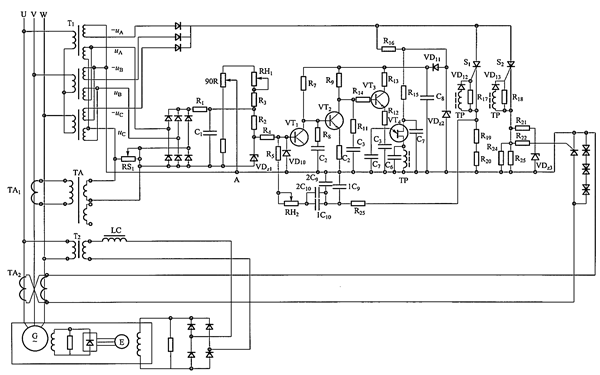 一種實用的發(fā)電機(jī)無刷勵磁系統(tǒng)原理圖.png