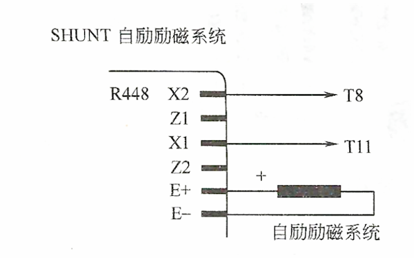 發(fā)電機R448 SHUNT自勵系統(tǒng)接線圖.png